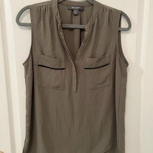 Women's Work Blouse Sleeveless Green